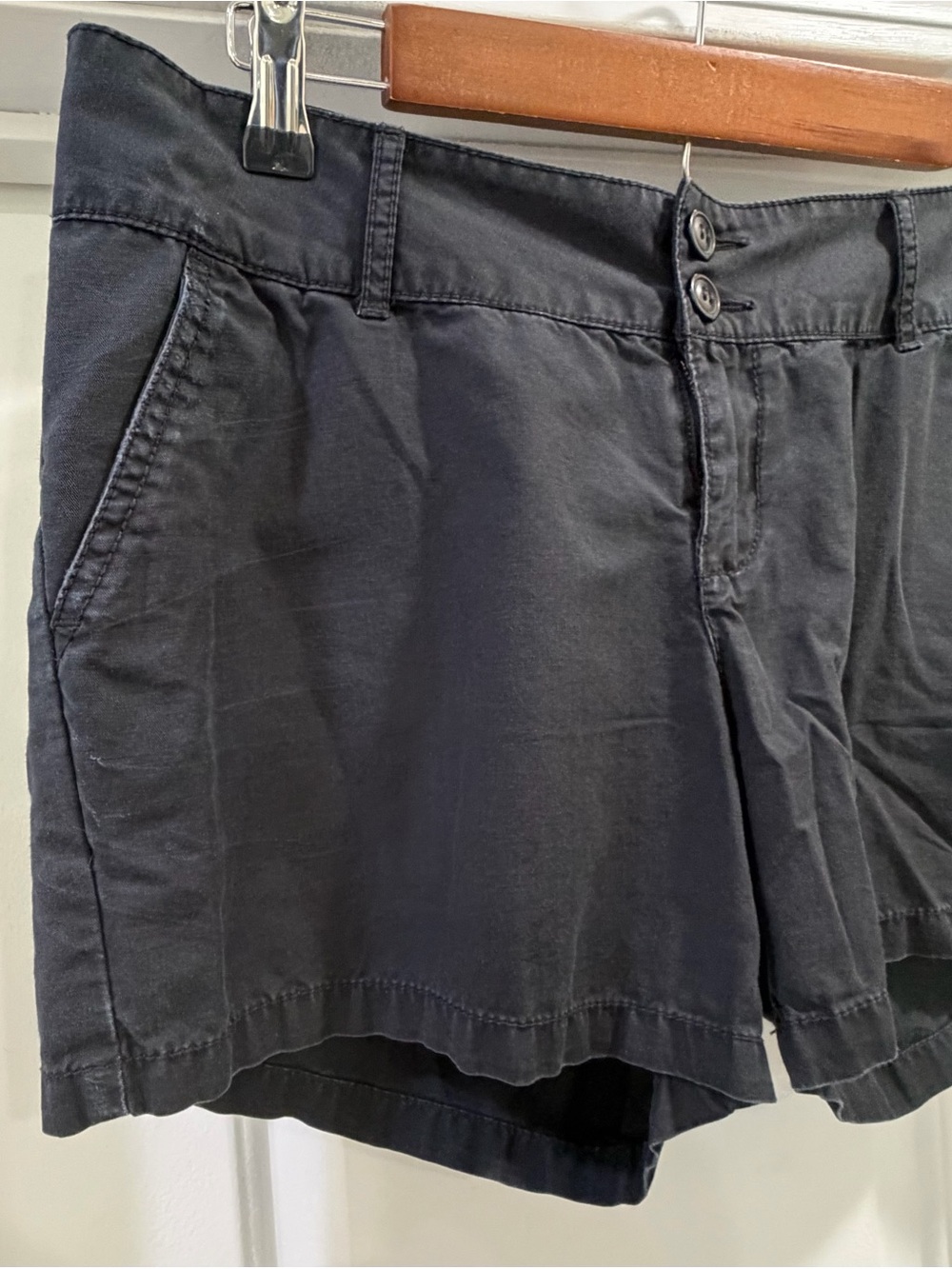 Lucky Brand by Gene Montesano Vintage Black Casual Cotton Shorts Size 8 Y2K - Picture 4 of 14